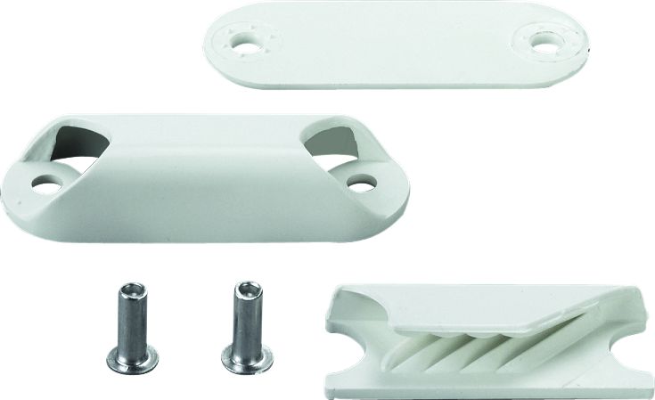 CLAMCLEAT CL221 DINGHY Komplett-Set Liekleinenklemme 0-3mm