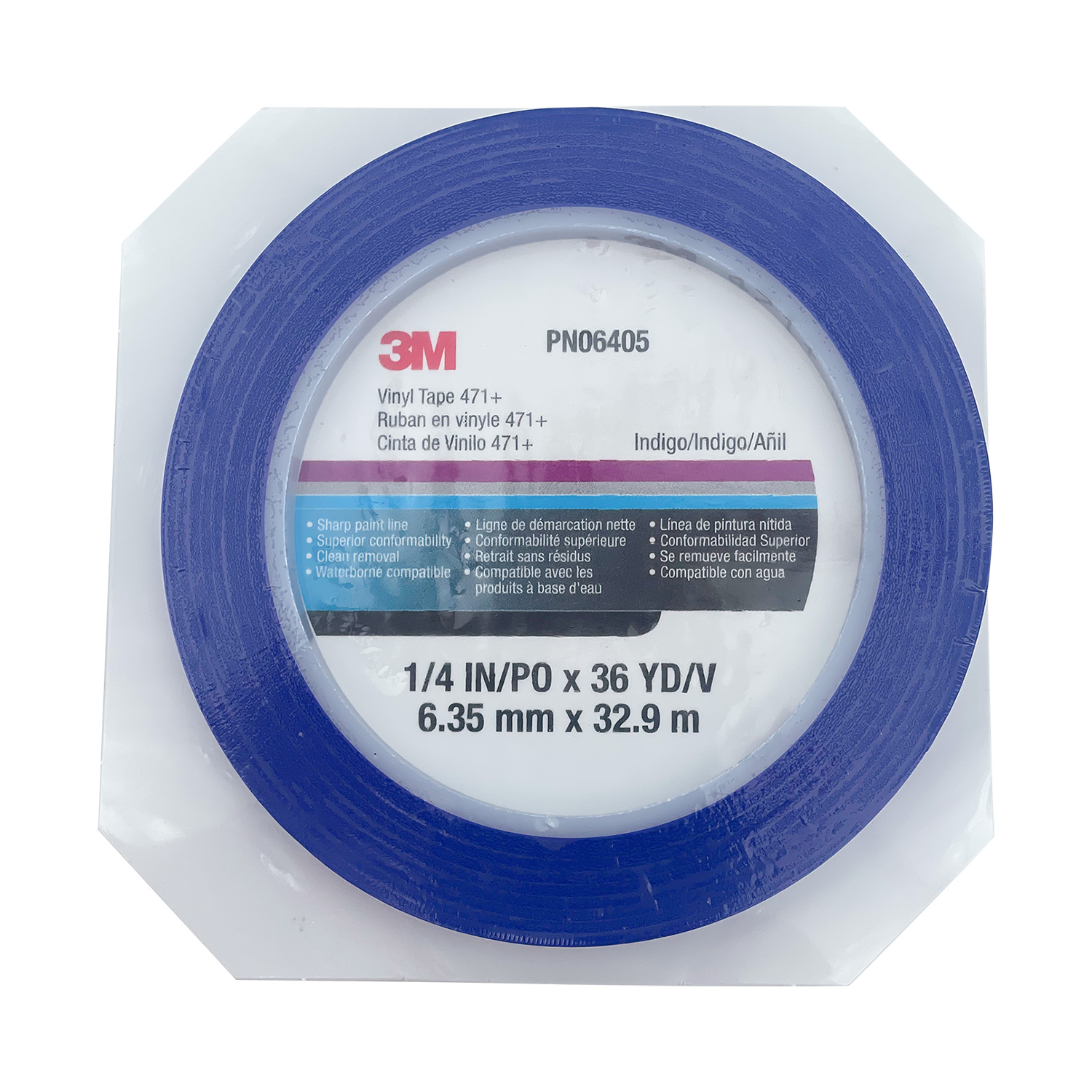 3M 06405 Scotch 471+ blue 6mm Vinyl Tape