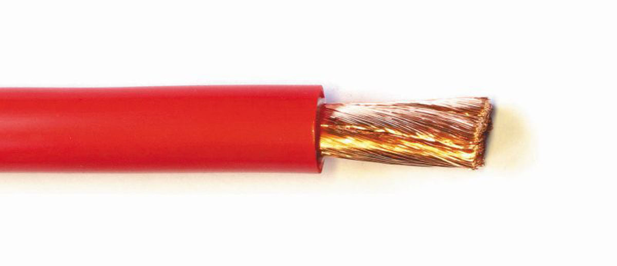 flexibles Kabel Type Weldyflex 16mm2, rot