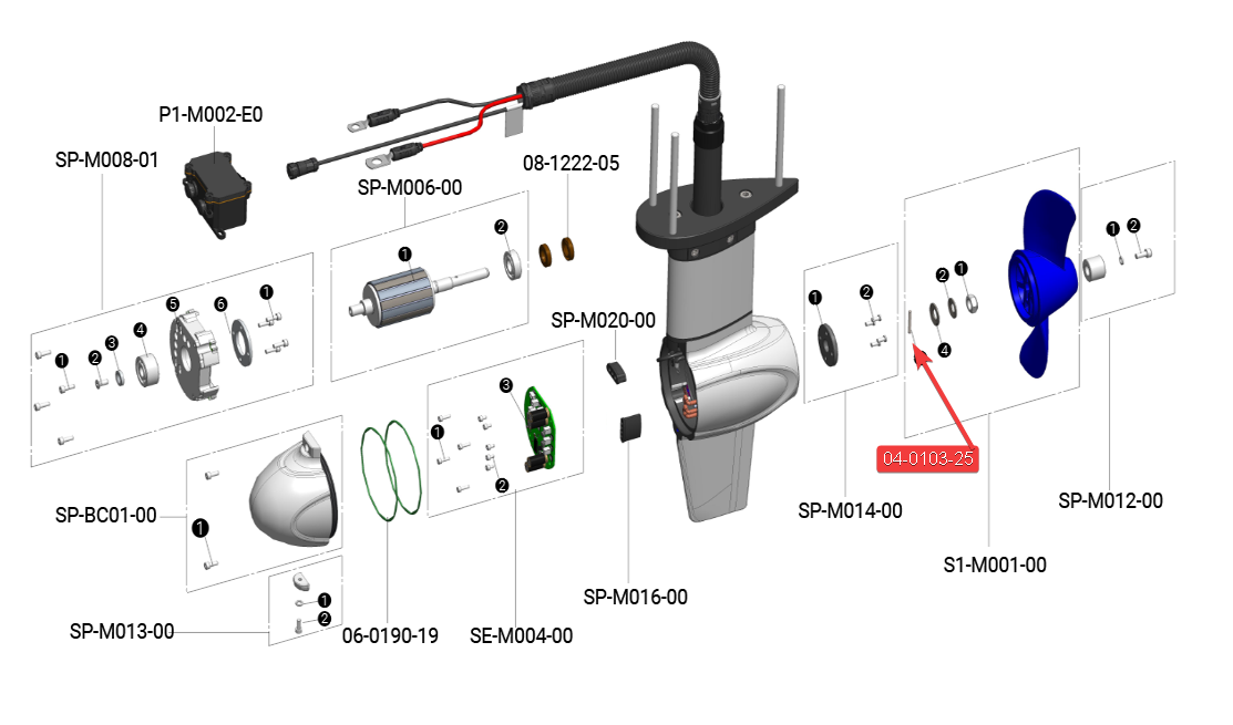 ePropulsion Ersatzteile - bei Bootspunkt bekommen Sie alle Ersatzteile für aktuelle und frühere ePropulsion Elektro-Aussenborder, PODs und Zubehör