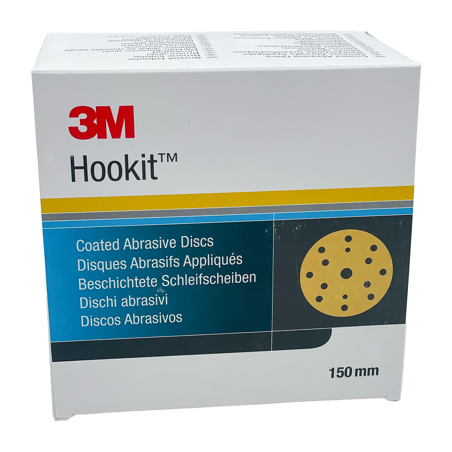 100x 3M 50446 P150-15 Gold Hookit