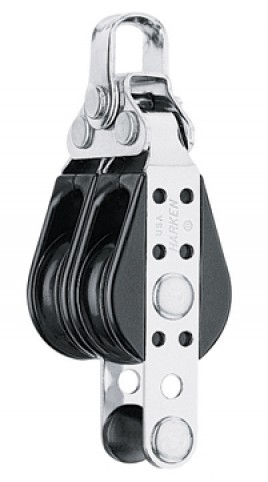 HARKEN H085 29mm Bullet Doppelblock mit Hundsfott aus der Classic-Serie