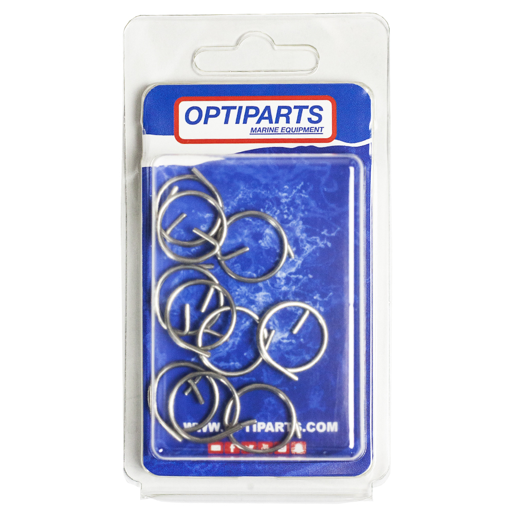 WINDESIGN EX2734-10 Splintringe 10er Pack, 1,5 x 19 mm