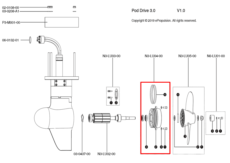 ePropulsion Ersatzteile - bei Bootspunkt bekommen Sie alle Ersatzteile für aktuelle und frühere ePropulsion Elektro-Aussenborder, PODs und Zubehör