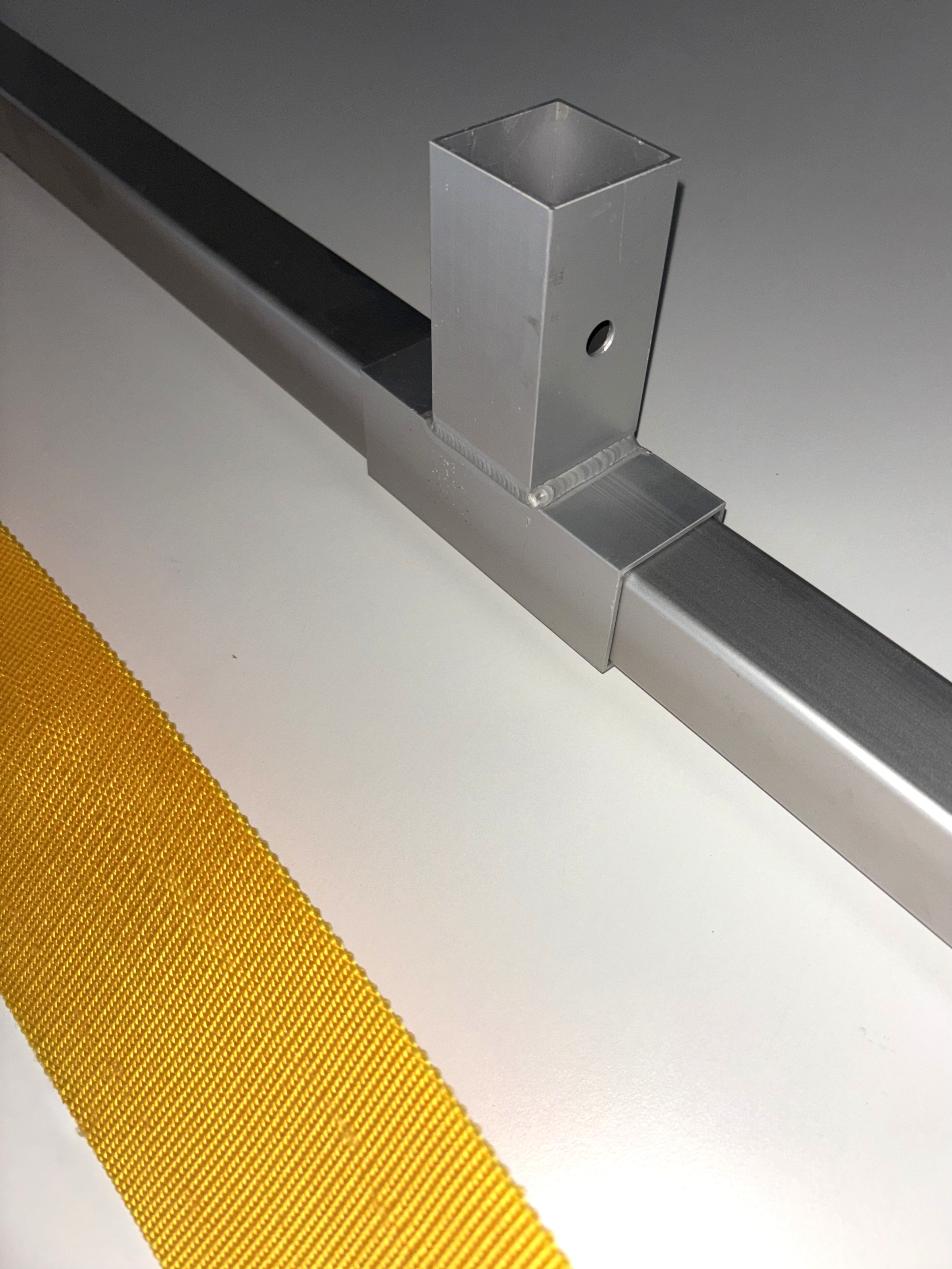 OPTIPARTS EX1076FA Optimist Ersatz-hinterer Querträger für Optiparts Slipwagen mit Gurt EX1076B, ohne Räder