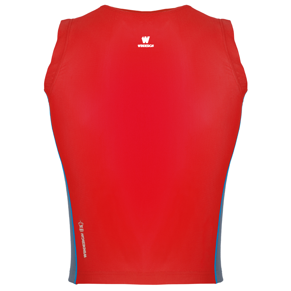 WINDESIGN 2532R Rash Tanktop, rot, Einheitsgröße Erwachsene, one size fits all