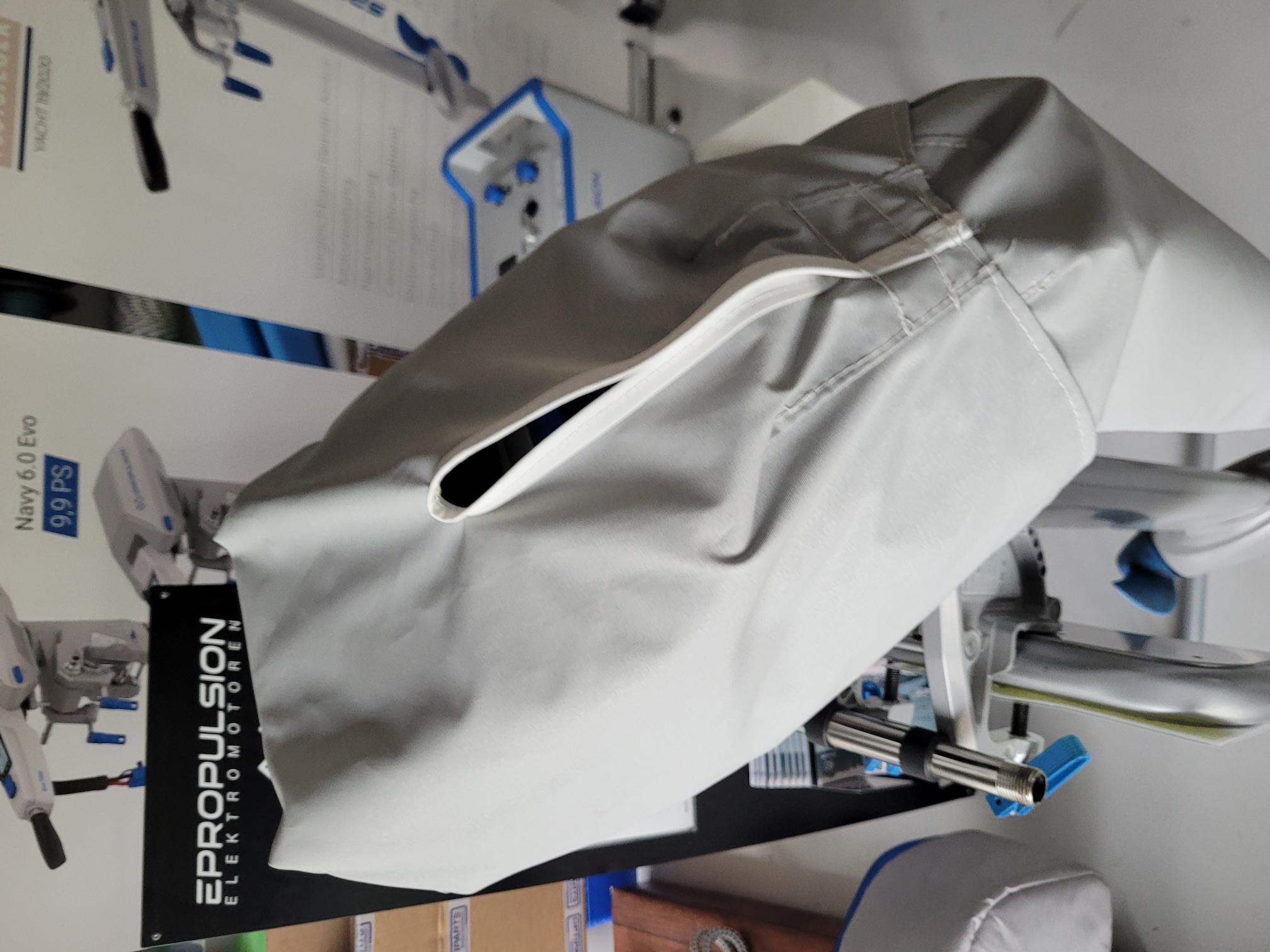 Persenning / Abdeckung für ePropulsion Spirit Steuerpinne, Profi-Qualität, grau