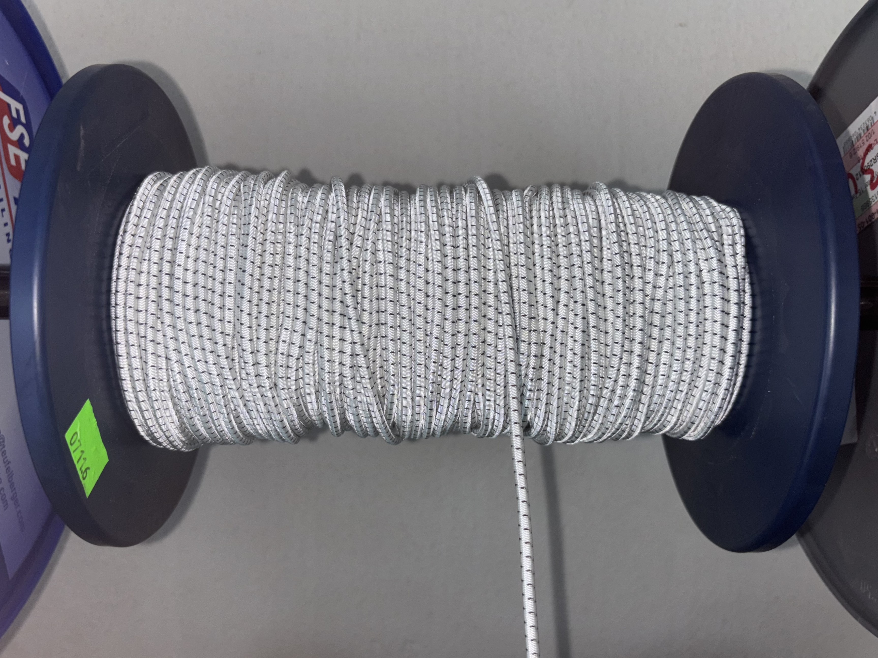 Gummileine "ALSTER" 4mm, weiß, Meterware