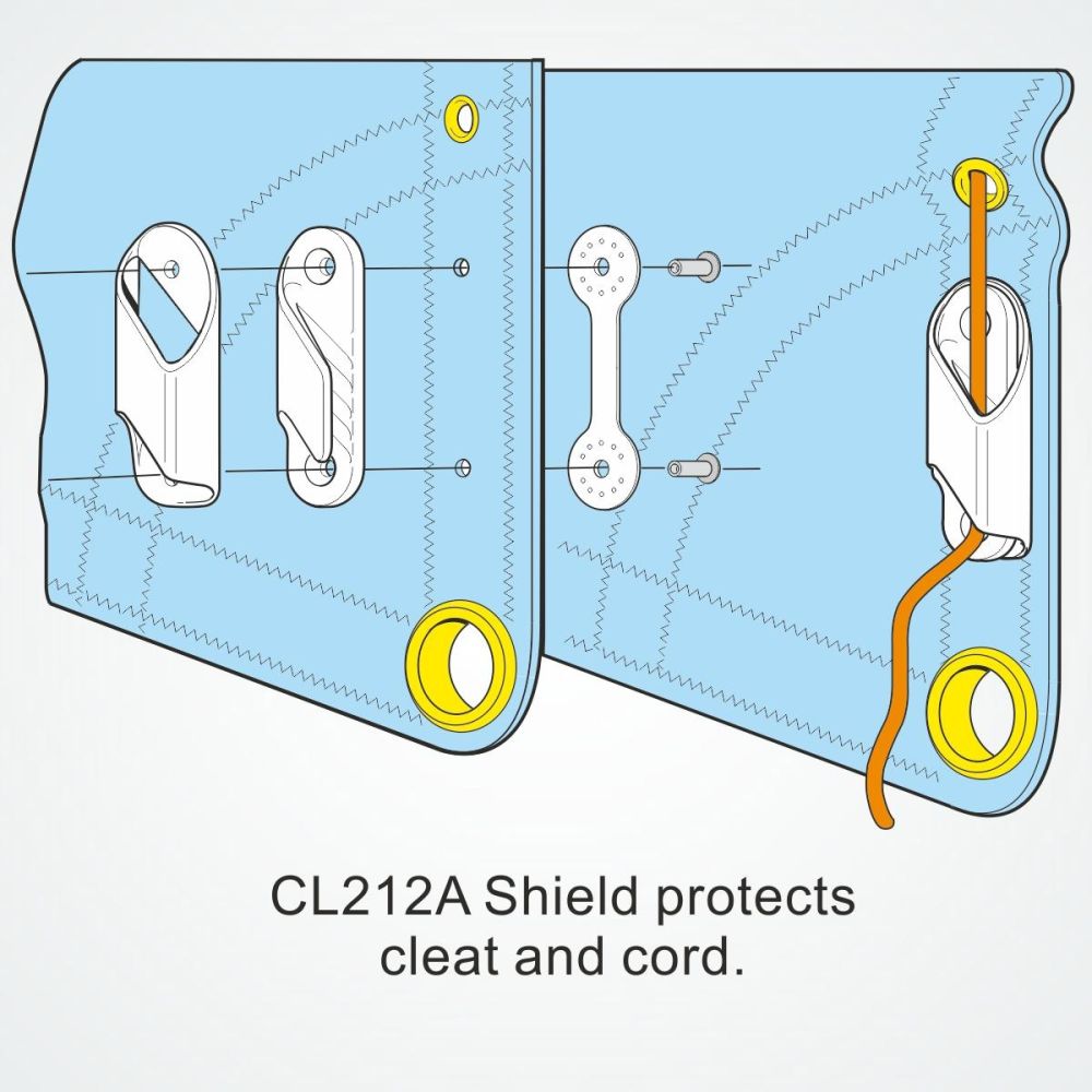 CLAMCLEAT CL212A Abdeckung für Liektauklemmen CL212 & CL258