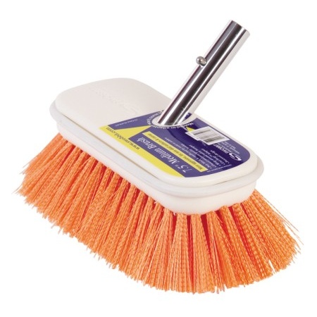 SWOBBIT Decksbürste mittelhart -orange-
