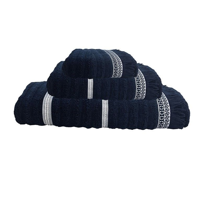 MARINE BUSINESS SANTORINI Handtuchset blau, 3 Teile (53105)