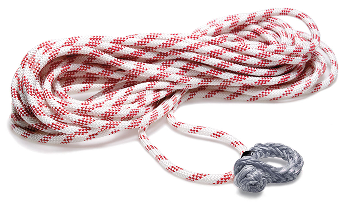 FSE ROBLINE 3S SIRIUS 300 Genuaschot, Fockschot, mit Softschäkel, 22m/12mm, weiß-navyblau