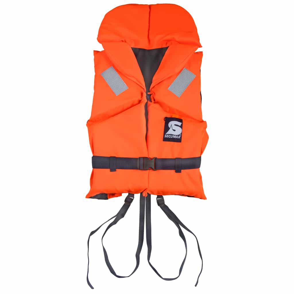 SECUMAR Rettungsweste Feststoffweste Schwimmweste Bravo für Personen mit 40-50kg Gewicht