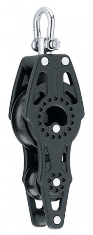 HARKEN H2622 57mm Carbo Violinblock mit Hundsfott
