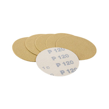 100x Schleifscheibe Gold 76mm P120