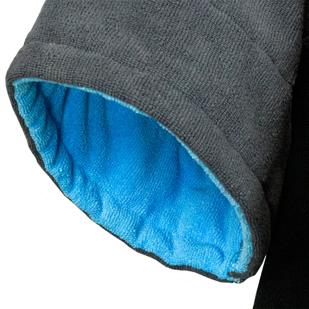 WINDESIGN EX2480 Frottee-Poncho Erwachsenen Einheitsgröße, hält schön warm, 300 Gramm/m² Microfaser