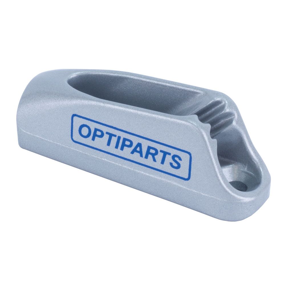 OPTIPARTS EX1381 Clamcleat CL211 MK2, Klemme für Optimist Baumniederholer und Sprietfall, silber eloxiert