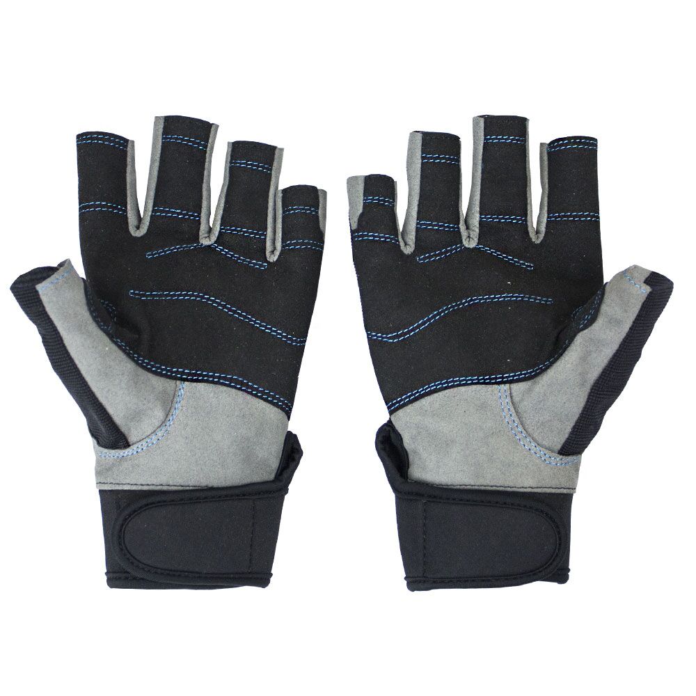 WINDESIGN EX2550JL  Kurzfinger Segelhandschuhe, Größe JL, Lichtschutzfaktor 50+, schnelltrocknend