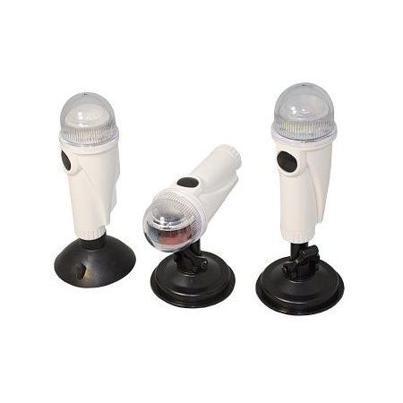 LED Rundum-Navigationslicht Saugfuß, LED, weiß, 20 cm