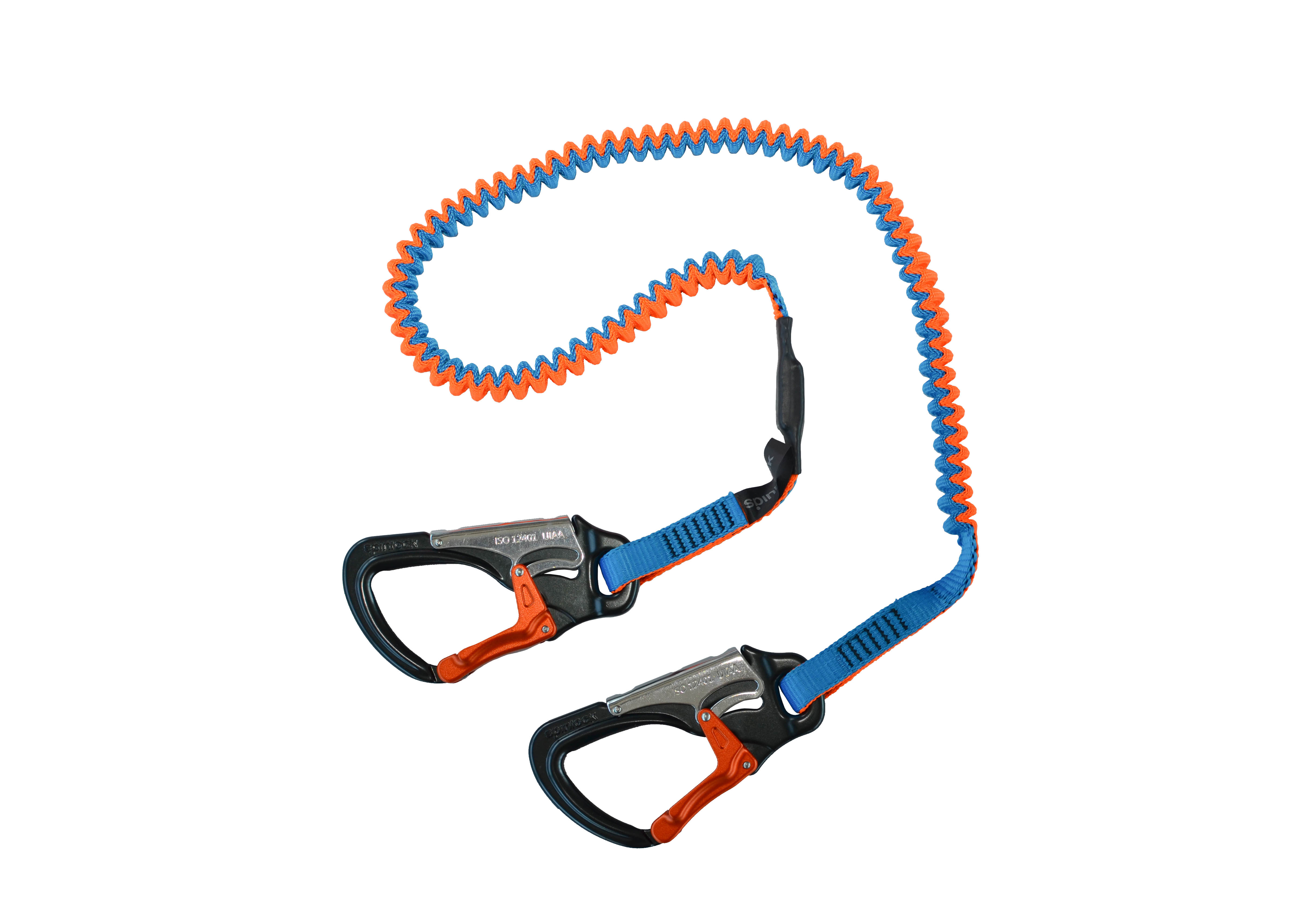 SPINLOCK 2-Clip Performance-Sicherheitsleine, elastisch
