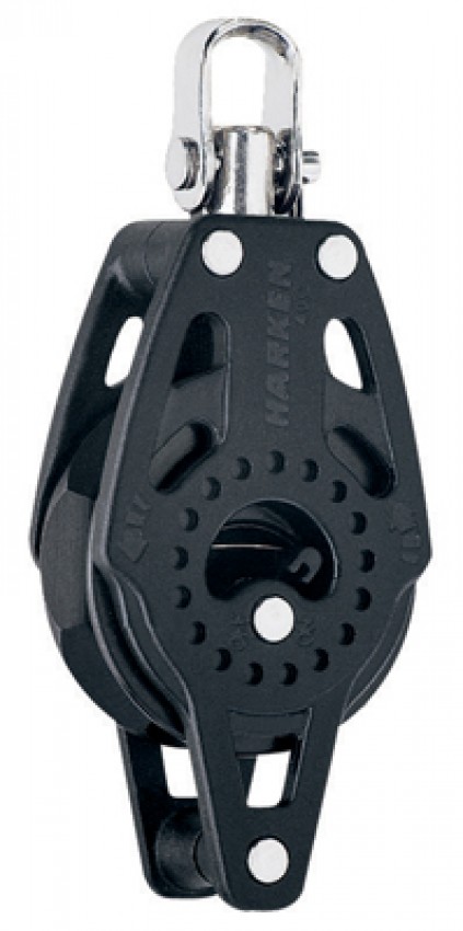 HARKEN H2609 Carbo Ratschblock, 40mm, mit Hundsfott