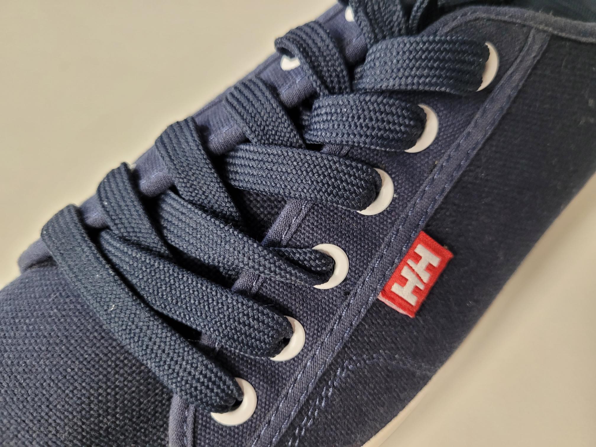 HELLY HANSEN Bootsschuhe Fjord Canvas, Gr. 42, Navyblau/Weiss, Obermaterial atmungsaktives und schnelltrocknendes Textil