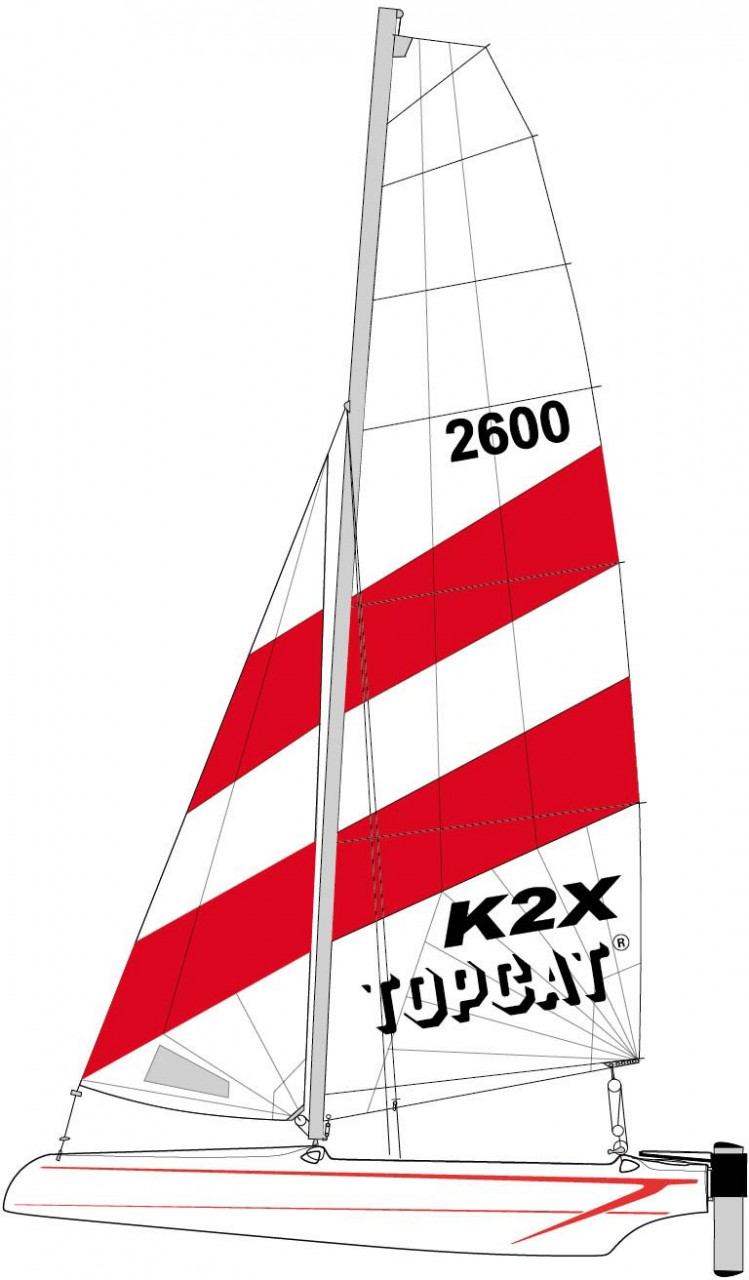TOPCAT K2X Classic 17,7m² Segelfläche (TCB1020)