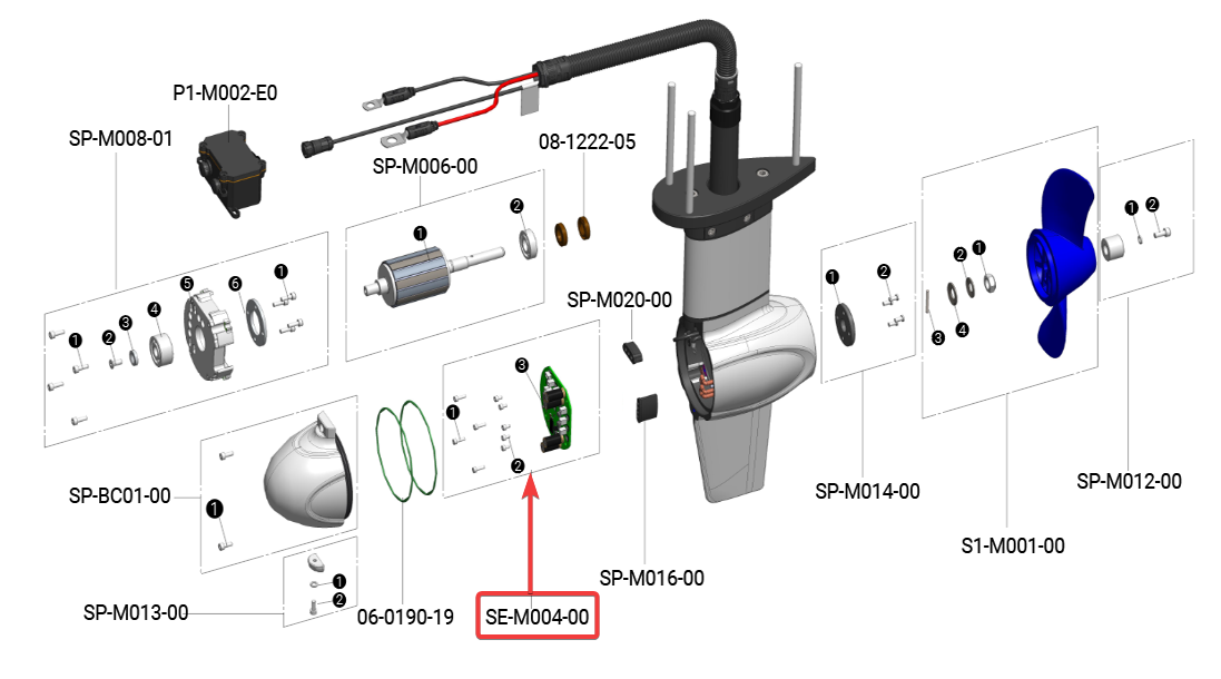 ePropulsion Ersatzteile - bei Bootspunkt bekommen Sie alle Ersatzteile für aktuelle und frühere ePropulsion Elektro-Aussenborder, PODs und Zubehör