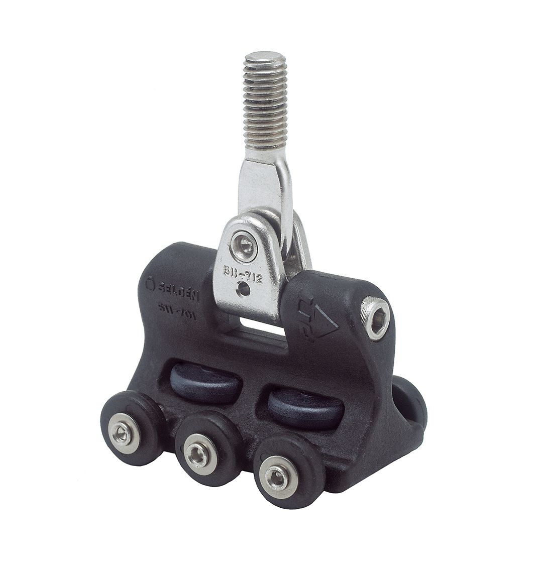 SELDEN MDS Lattenrutscher 68mm mit 3 Achsen und M10-Gewinde