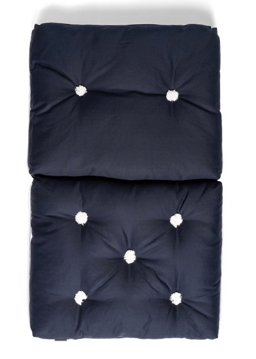 Kapok Kissen doppelt navyblau