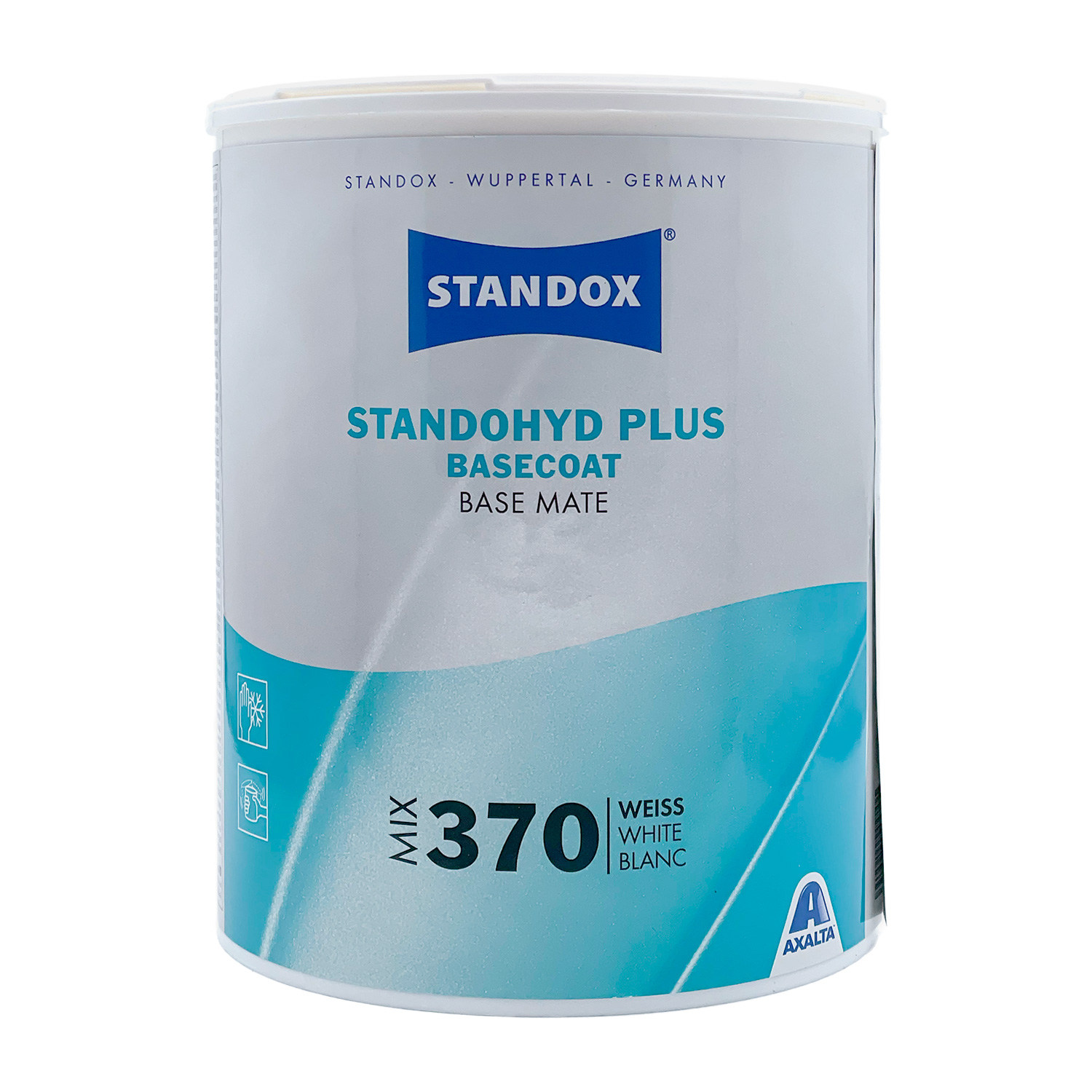 Standohyd Mix 370 Weiß (Spies Hecker 801) - 1 ltr || für das Wasserbasislacksystem von Standox