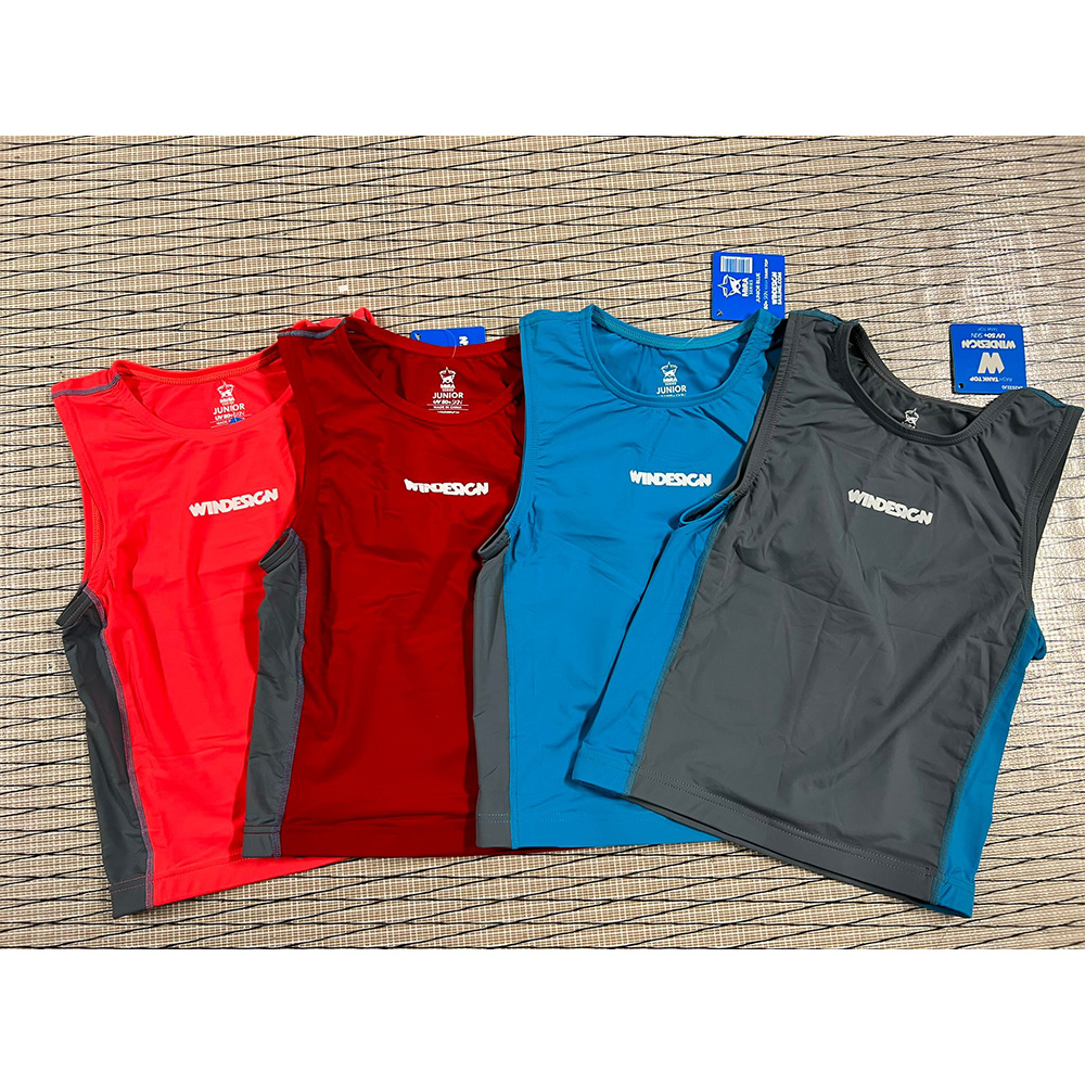 WINDESIGN 2532R Rash Tanktop, rot, Einheitsgröße Erwachsene, one size fits all