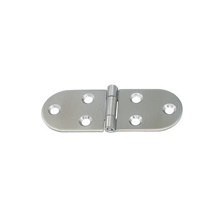 Scharnier L 81 mm b 30 mm Edelstahl gebürstet