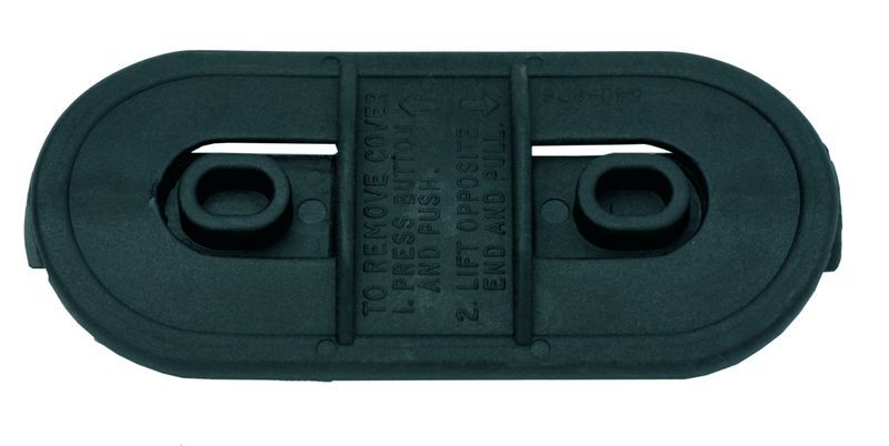 SELDÉN Verschlusskappe bzw. Inspektionsluken-Deckel für Rollmast, große Ausführung, 72 x 207mm