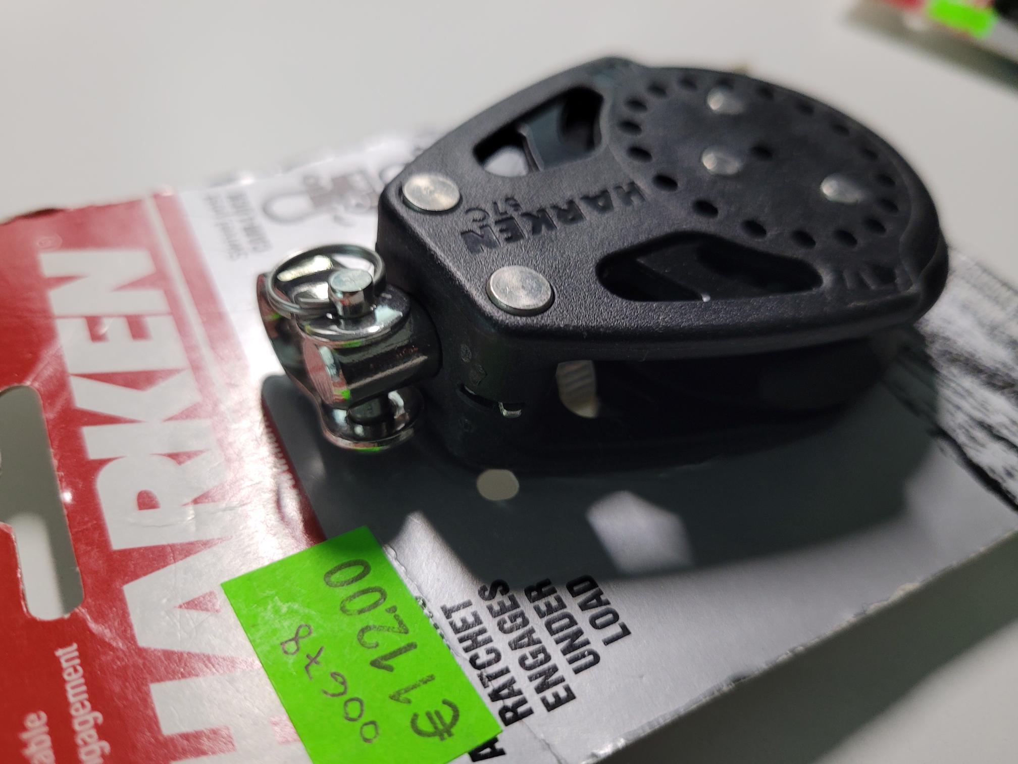 HARKEN H2625 57mm Carbo Ratchamatic, einfach, mit Wirbel, mit automatischer Ratsche für besonders kraftsparende Schotführung ohne Umschalten