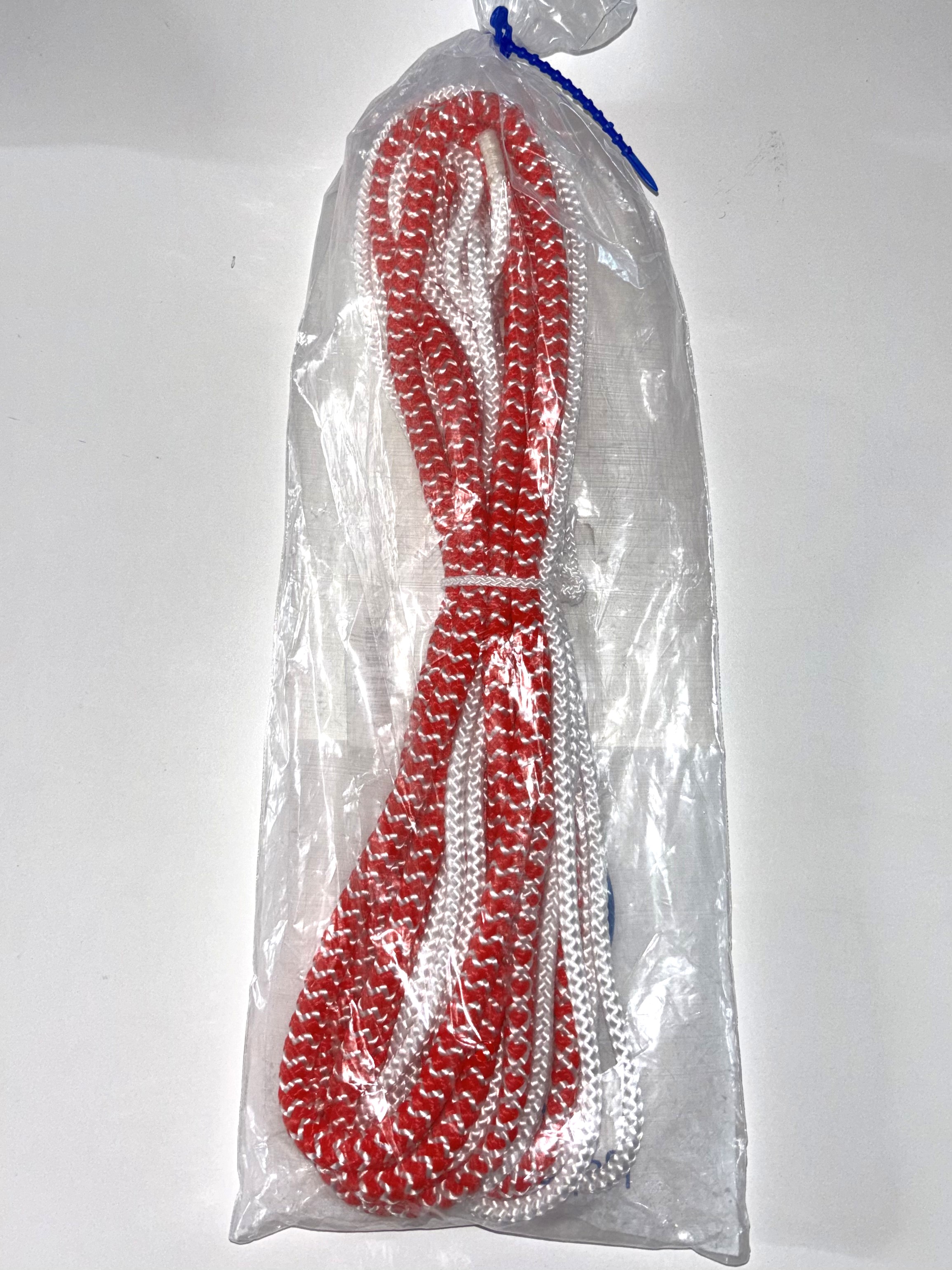 LIROS Spischot Dyneema, beidseitig verjüngt, weiß-rot, 7m