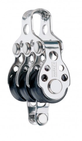HARKEN H409 16mm Air-Block, dreifach mit Hundsfott