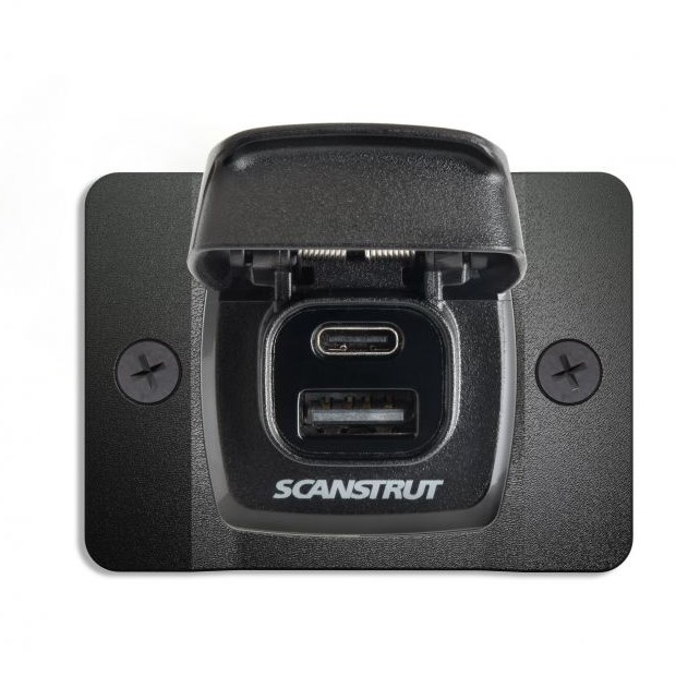 SCANSTRUT SC-USB-F2 wasserdichte USB-Steckdose USB A & USB C