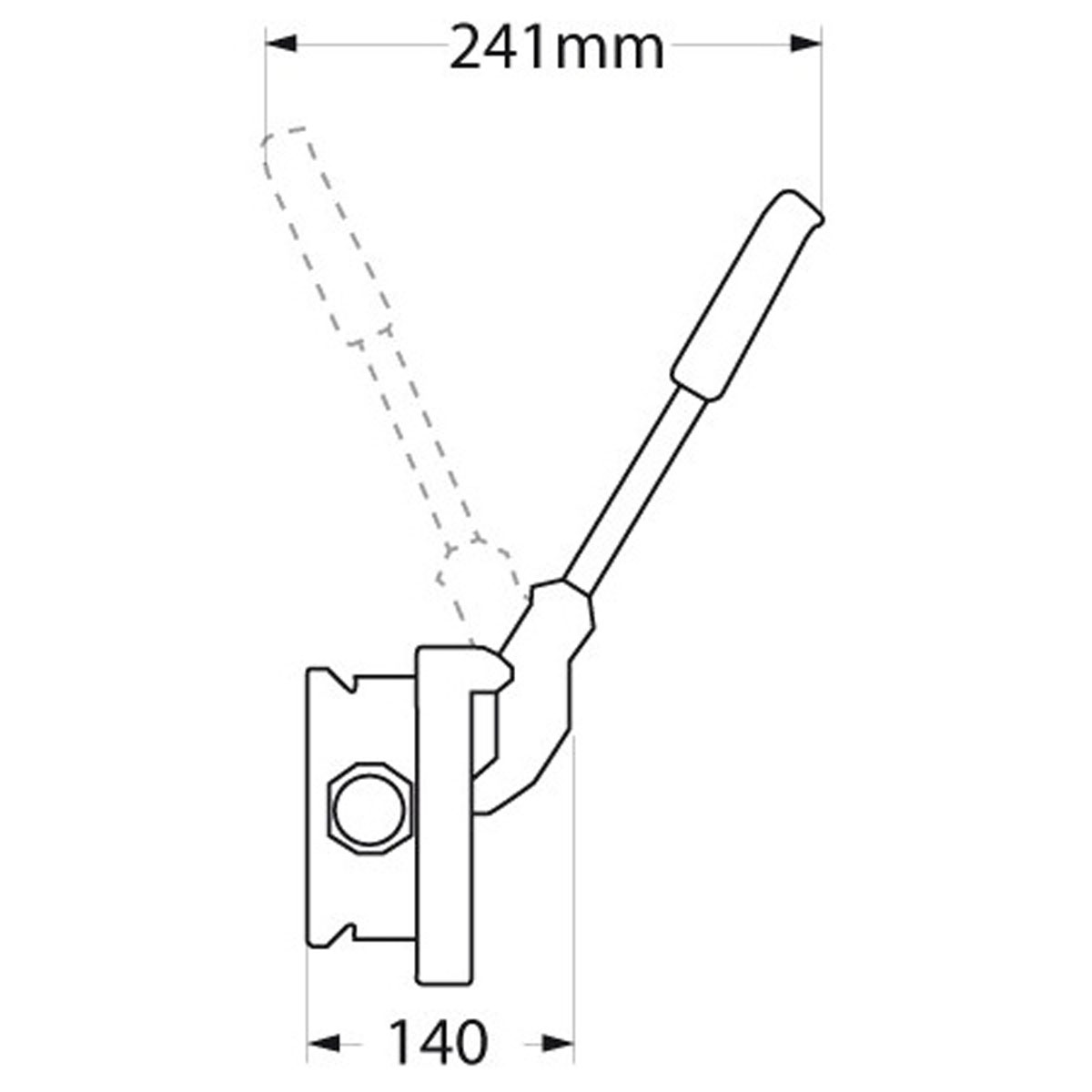 WHALE Gusher Urchin BP9021 mit abhnehmbarem Hebel 55l/min