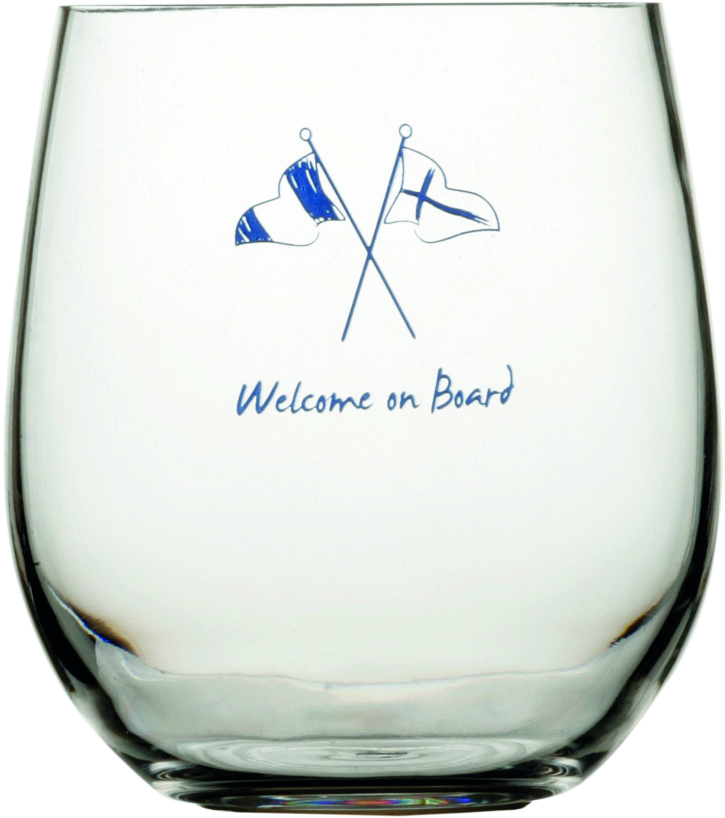 MARINE BUSINESS WELCOME Wasserglas, 6er-Set (27106)
