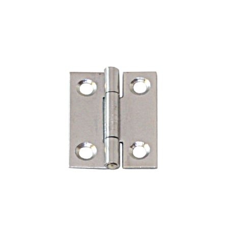 Scharnier schmal Edelstahl matt 100x 52 x 1.5mm