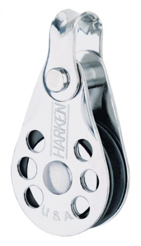 HARKEN H300 25mm Drahtseilblock einfach mit Bügel Kugellager