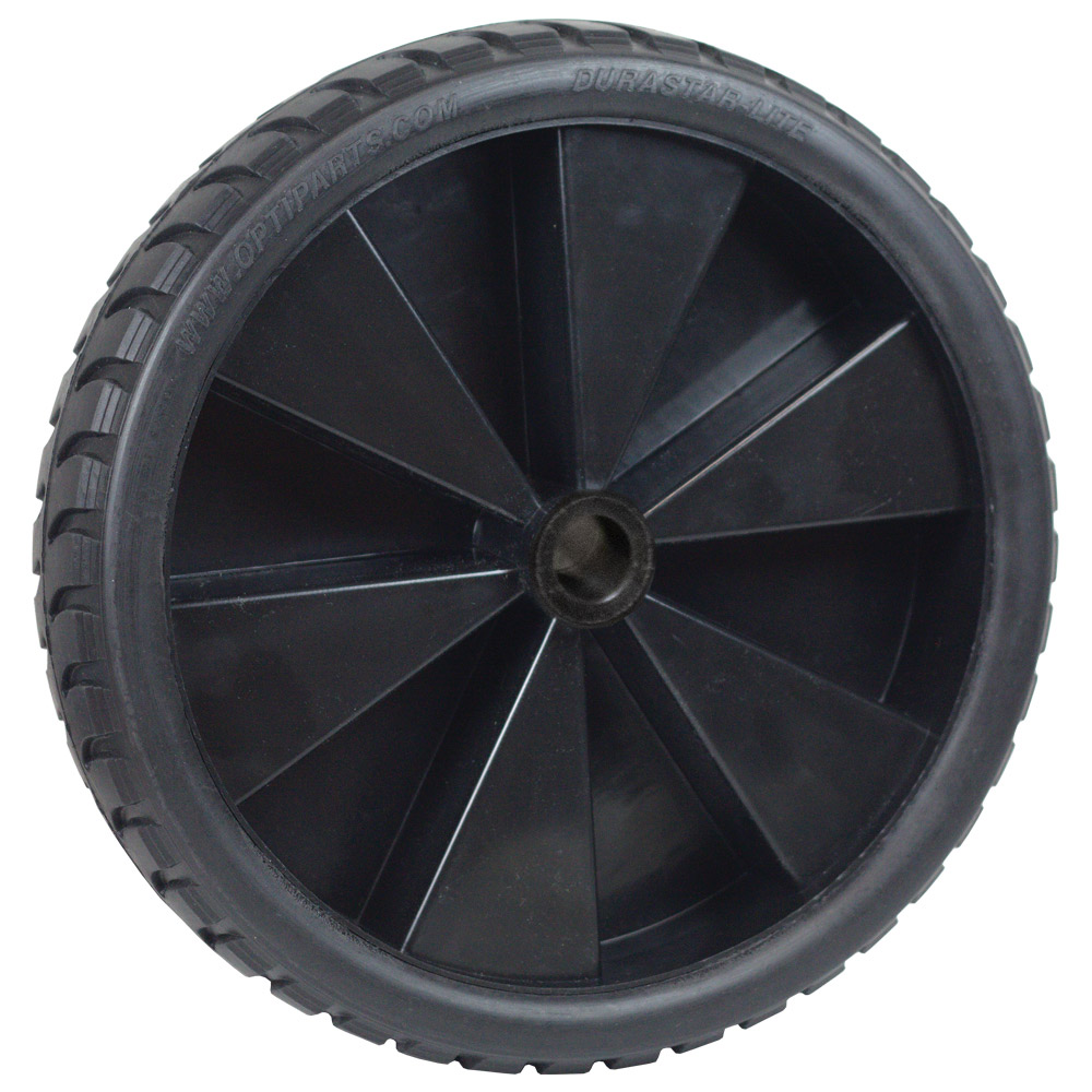 OPTIPARTS EX10782 Durastar-Lite Vollgummireifen für alle Optiparts Slipwagen, AchsØ 25 mm, schwarze Felge