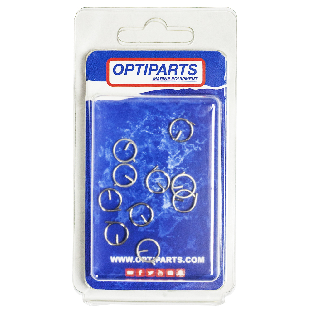WINDESIGN EX2730-10 Splintringe 10er Pack, 1,0 x 11 mm