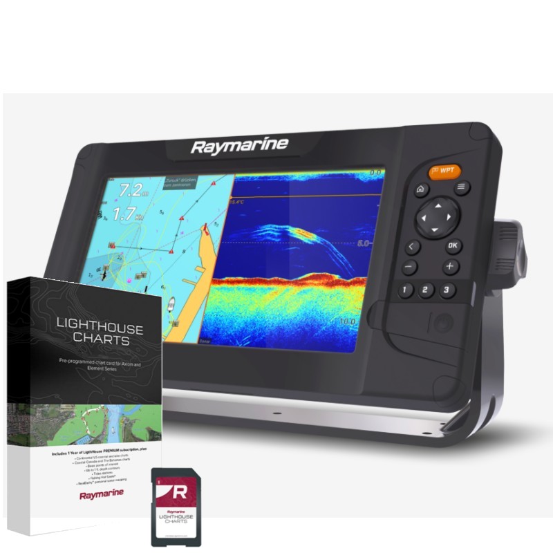 RAYMARINE Element 9 S (LHC-Mittelmeer) E70533-00-MED