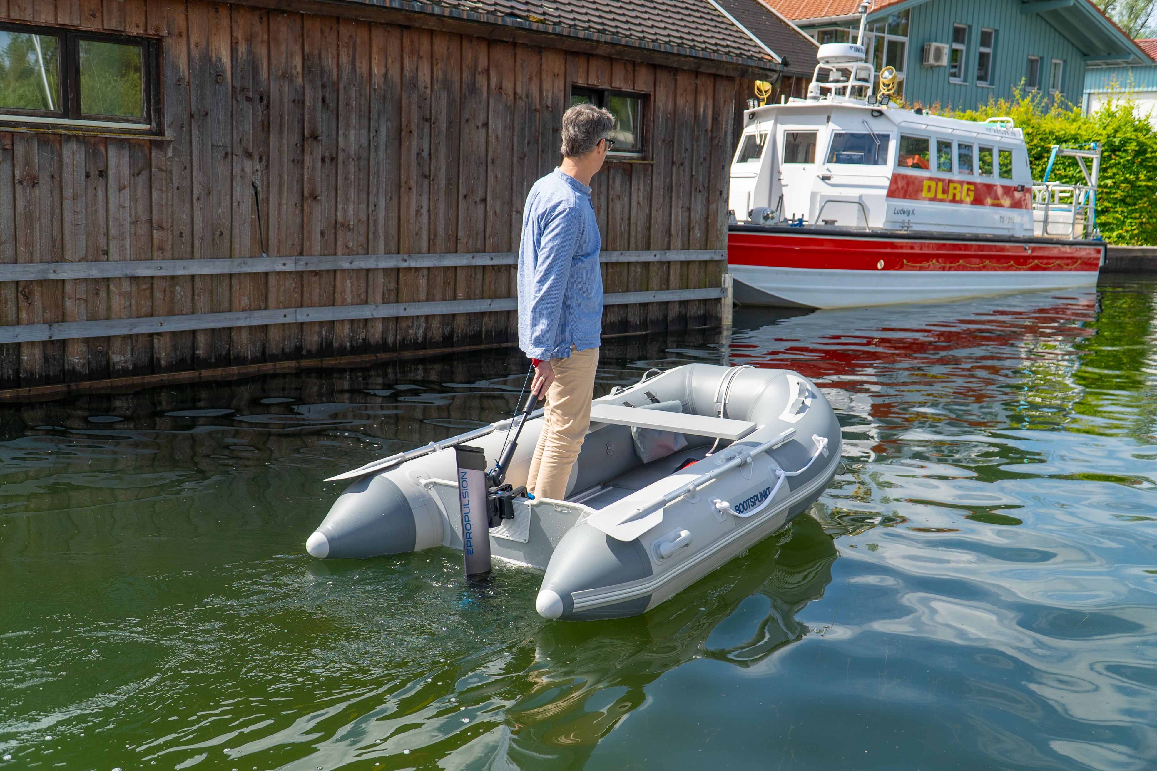 ePropulsion eLite 500 W Elektro-Aussenborder kurz inkl. Akku