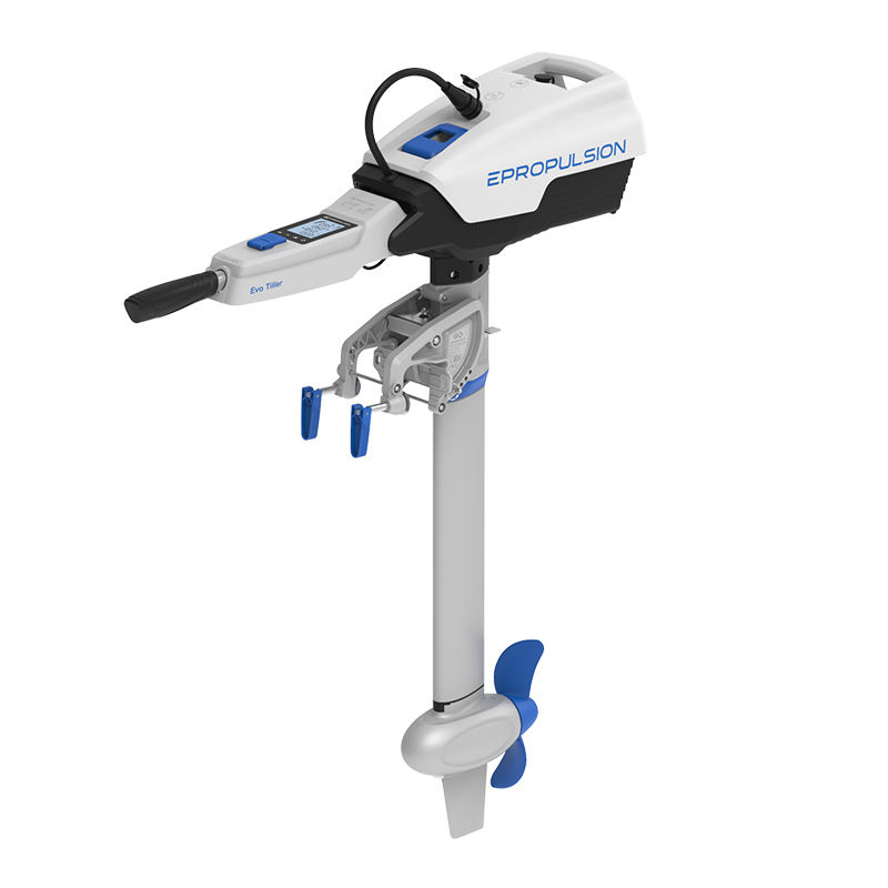 ePropulsion Spirit 1.0 Evo Kurzschaft mit Pinne und Akku