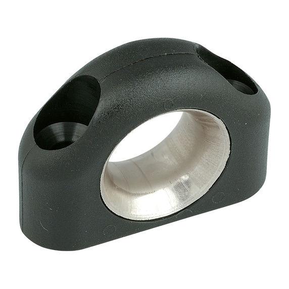 RONSTAN Leitauge mit Niroeinsatz, schwarz, 13.5 mm