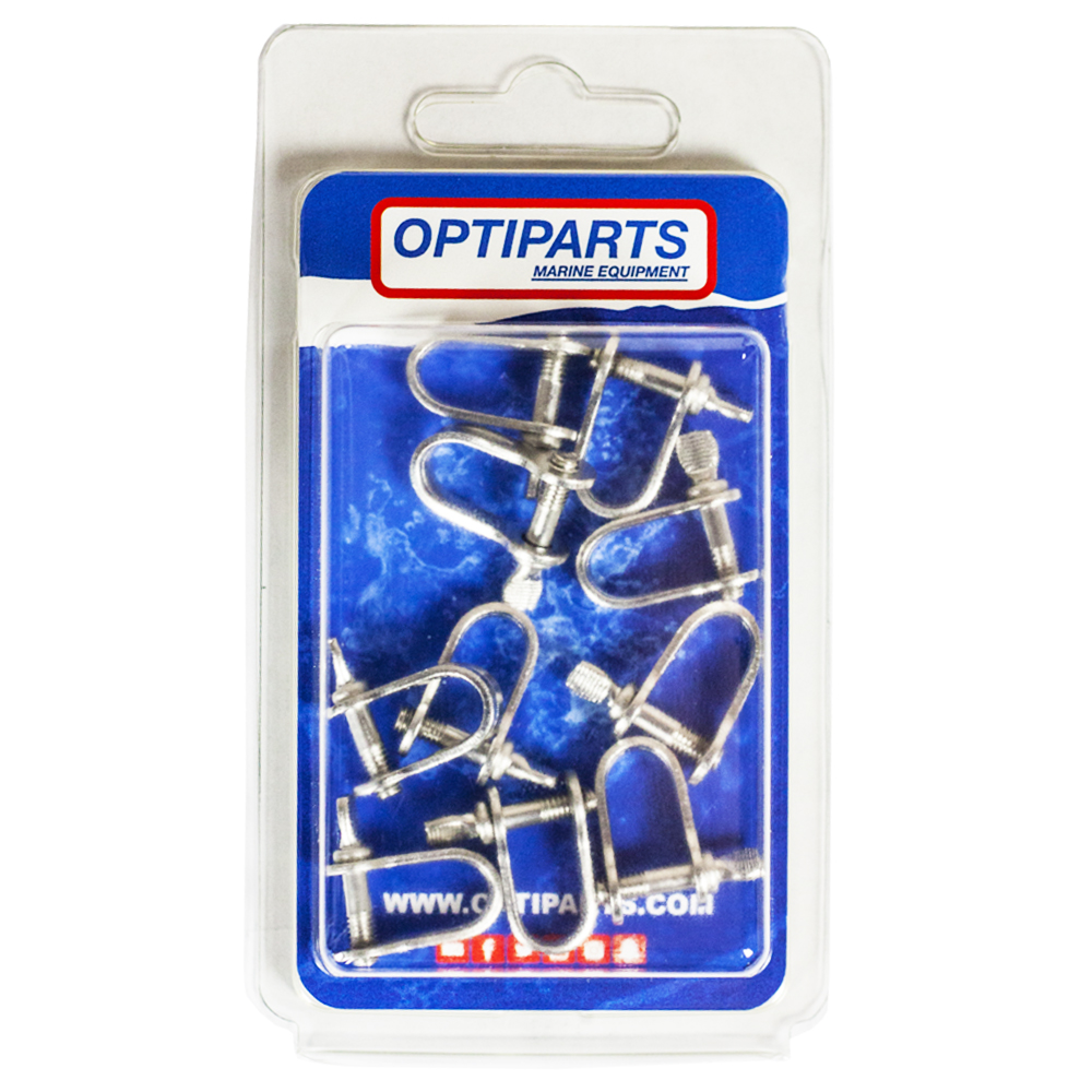 WINDESIGN EX2744-10 Flachschäkel 10er Pack, 4 mm BolzenØ