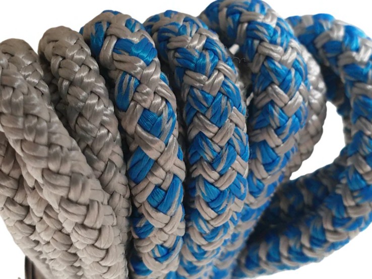 FSE ROBLINE Großschot Opti verjüngt, PES, 7m, navy-silber